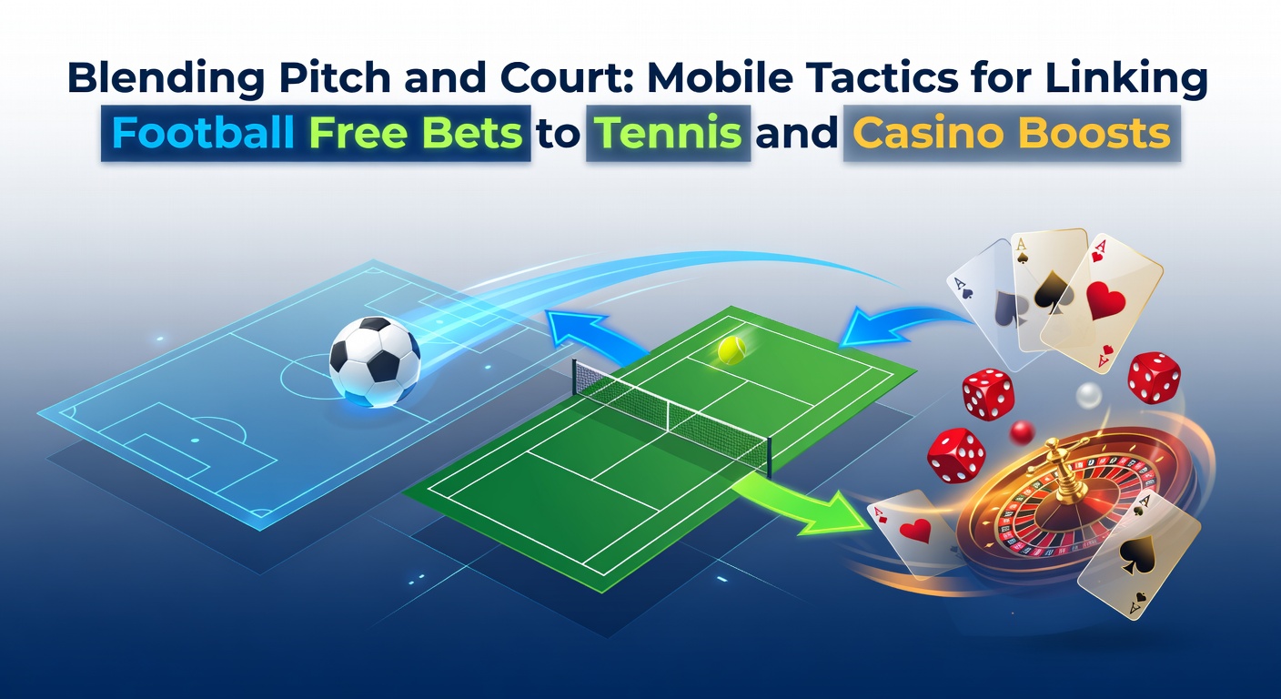 Smartphone mit Wetten-Apps für Fußball, Tennis und Casino, das verschiedene Sportarten und Boni verknüpft