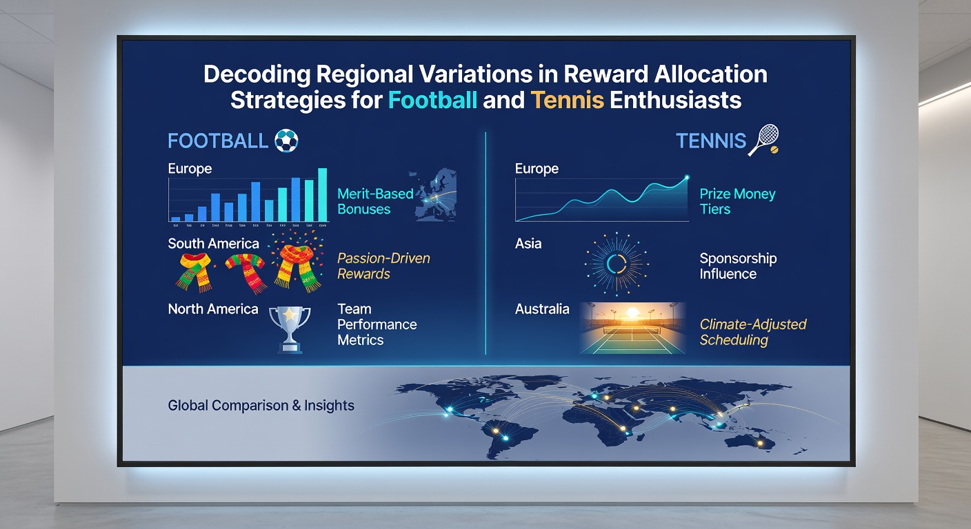 Vergleich von Belohnungsallokationen in mobilen Apps für Fußball und Tennis über Regionen hinweg
