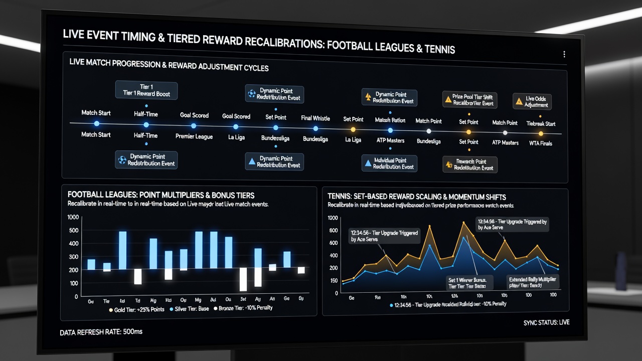 Illustration der Integration von Casino-Elementen mit Sport-Event-Timing und Belohnungsanpassungen